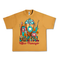Peanut Butter Dental Office Manager cold drink frappe Urban Heavy Tee - FaDigitalArtStudio