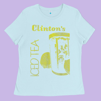 Clintons Iced Tea Ladies Tee Designed By Pixelwave