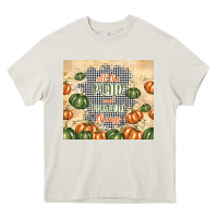 Cream all the plaid and pumpkin things Heavy Core Tee - TumblerDesignByShophia
