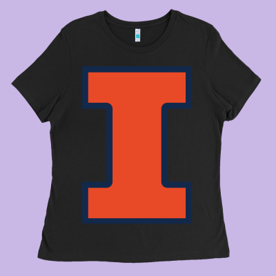 Illinois Fighting Illini Ladies Tee Designed By Pixelwave