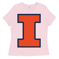 Bubblegum Pink illinois fighting illini Ladies Tee - PixelWave