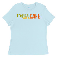 Baby Blue Tropical Smoothie Ladies Tee - PixelWave