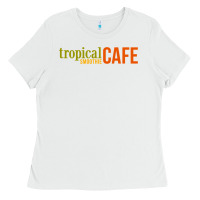 White Tropical Smoothie Ladies Tee - PixelWave