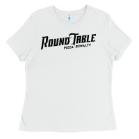 White resto, round table pizza new Ladies Tee - PixelWave