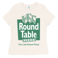 Bone round table pizza Ladies Tee - PixelWave