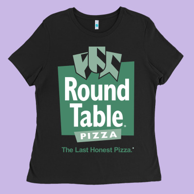 Round Table Pizza Ladies Tee Designed By Pixelwave