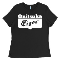 Black onitsuka tiger Ladies Tee - PixelWave