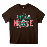 Chocolate Brown future nurse Heavy Core Tee - RanaPortraitStore