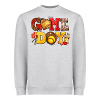 Heather Grey game day softball Heavyweight Sweatshirt - AdoDesignShop