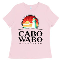 Bubblegum Pink cabo wabo Ladies Tee - PixelWave