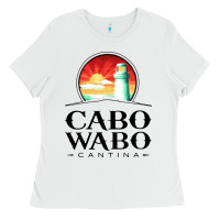 White cabo wabo Ladies Tee - PixelWave