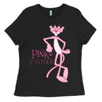 Black pink panther Ladies Tee - PixelWave