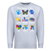 Heather Grey god says i am autism Premium Sweatshirt - JahusDesignShop