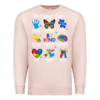 Pale Pink god says i am autism Premium Sweatshirt - JahusDesignShop
