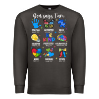 Smoke god says i am autism Premium Sweatshirt - JahusDesignShop