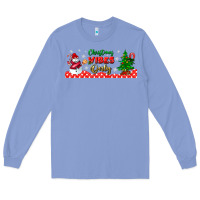 Colony Blue christmas vibes only libbey glass Long Sleeve Tee - BundleAndBundleShop