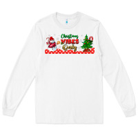 White christmas vibes only libbey glass Long Sleeve Tee - BundleAndBundleShop