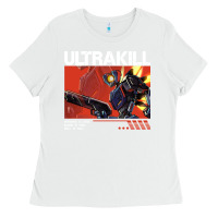 White the merch ultrakill 1 Ladies Tee - PixelWave