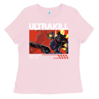 Bubblegum Pink the merch ultrakill 1 Ladies Tee - PixelWave