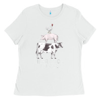 White liberation to all vegan vegetarian food animal love Ladies Tee - PixelWave