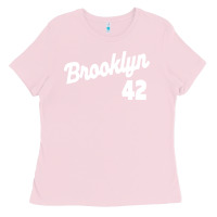 Bubblegum Pink brooklyn 42 Ladies Tee - PixelWave