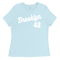Baby Blue brooklyn 42 Ladies Tee - PixelWave