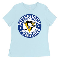 Baby Blue penguins player sky Ladies Tee - Craftify