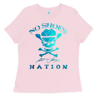 Bubblegum Pink kenny chesney no shoes nation Ladies Tee - Craftify