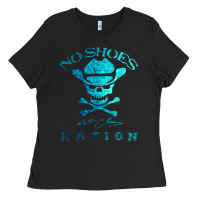 Black kenny chesney no shoes nation Ladies Tee - Craftify