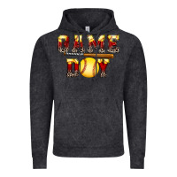 Vintage Black game day softball Vintage Hoodie - FaDigitalArtStudio