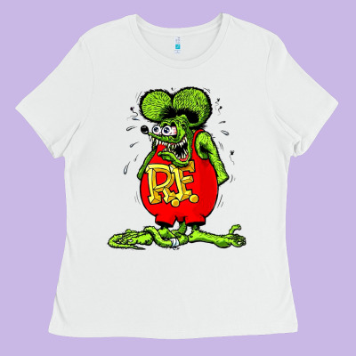 Official Rat Fink Original Merchandise 1 Ladies Tee Designed By Craftify