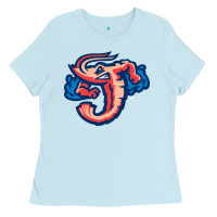 Baby Blue jacksonville jumbo shrimp Ladies Tee - Craftify