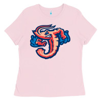 Bubblegum Pink jacksonville jumbo shrimp Ladies Tee - Craftify