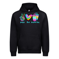 Black peace love loaded tea Urban Hoodie - JahusDesignShop