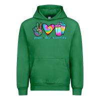 Emerald peace love loaded tea Urban Hoodie - JahusDesignShop