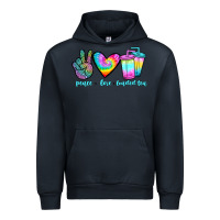 Navy peace love loaded tea Urban Hoodie - JahusDesignShop