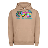 Pigment Burro peace love loaded tea Urban Hoodie - JahusDesignShop