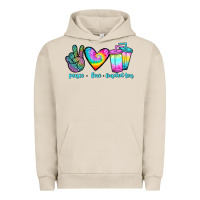 Pigment French Oak peace love loaded tea Urban Hoodie - JahusDesignShop