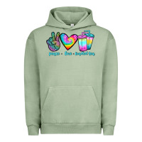 Pigment Oil Green peace love loaded tea Urban Hoodie - JahusDesignShop