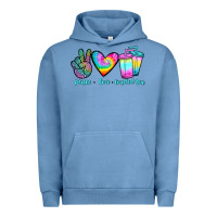 Peace Love Loaded Tea Urban Hoodie | Teevron