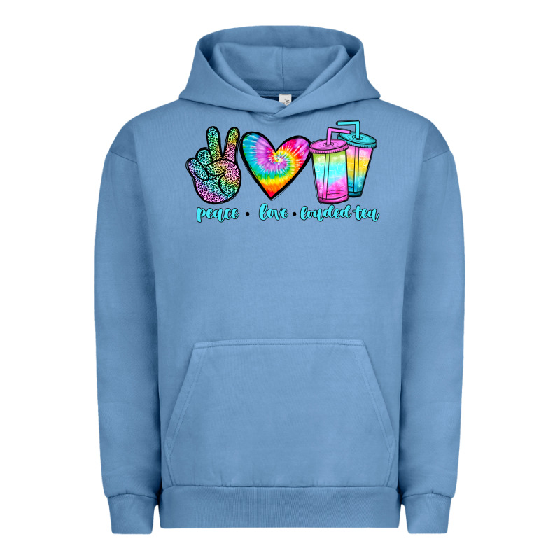 Peace Love Loaded Tea Urban Hoodie by JahusDesignShop | Teevron