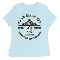 Baby Blue clan macduff scottish kilt highland games t shirt Ladies Tee - Craftify