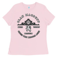 Bubblegum Pink clan macduff scottish kilt highland games t shirt Ladies Tee - Craftify