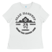 White clan macduff scottish kilt highland games t shirt Ladies Tee - Craftify