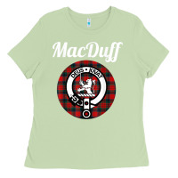 Matcha MacDuff Clan Scottish Name Coat Of Arms Tartan Ladies Tee - Craftify