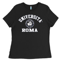 Black universita roma [tb] Ladies Tee - Craftify