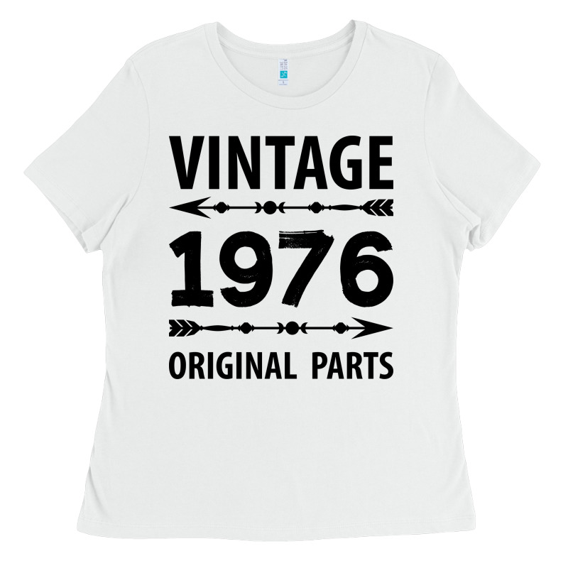 Vintage 1976 Original Parts Ladies Tee by Craftify | Teevron