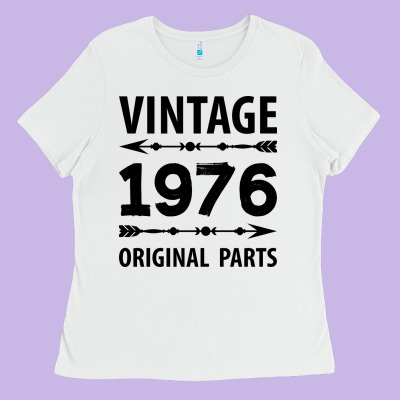 Vintage 1976 Original Parts Ladies Tee Designed By Craftify