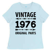Baby Blue VINTAGE 1976 ORIGINAL PARTS Ladies Tee - Craftify