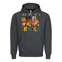 Smoke i am just here for the snacks Zipper Hoodie - AdoDesignShop
